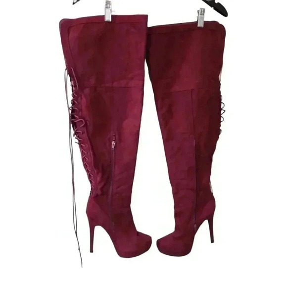 JustFab Over-the-Knee Boots - Size 10" - Picture 2 of 10